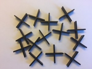 Voegkruisjes 2mm zwart A. van Elk BV